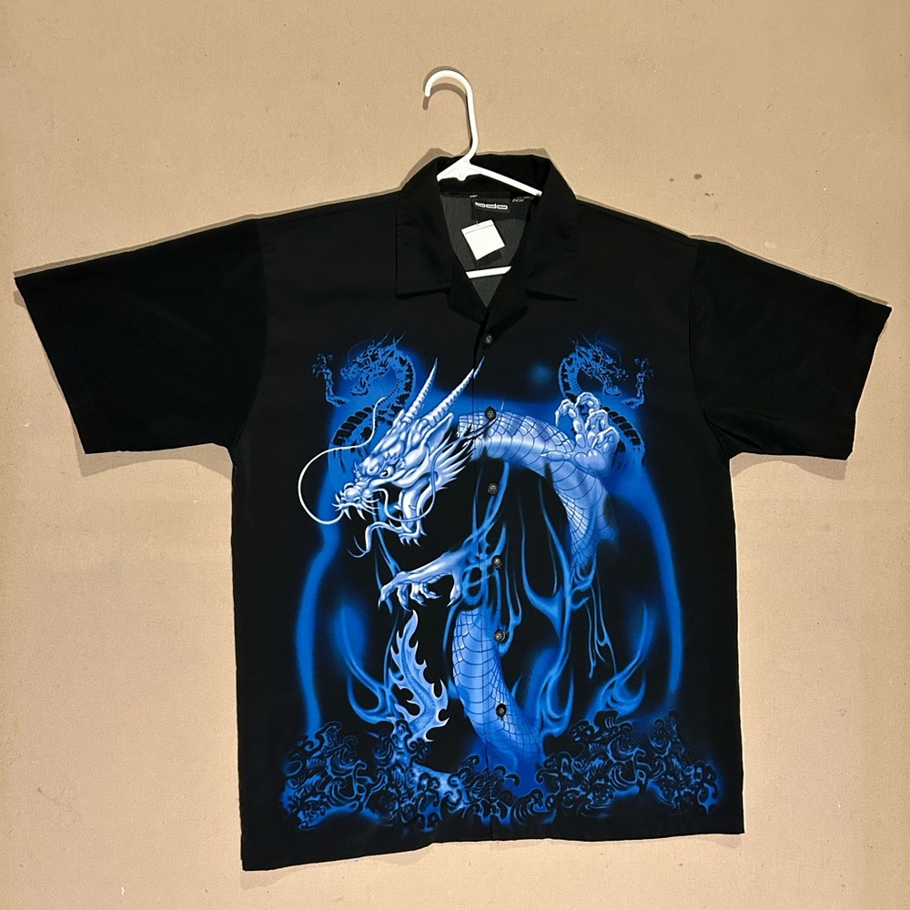 L button down large dragon shirt
